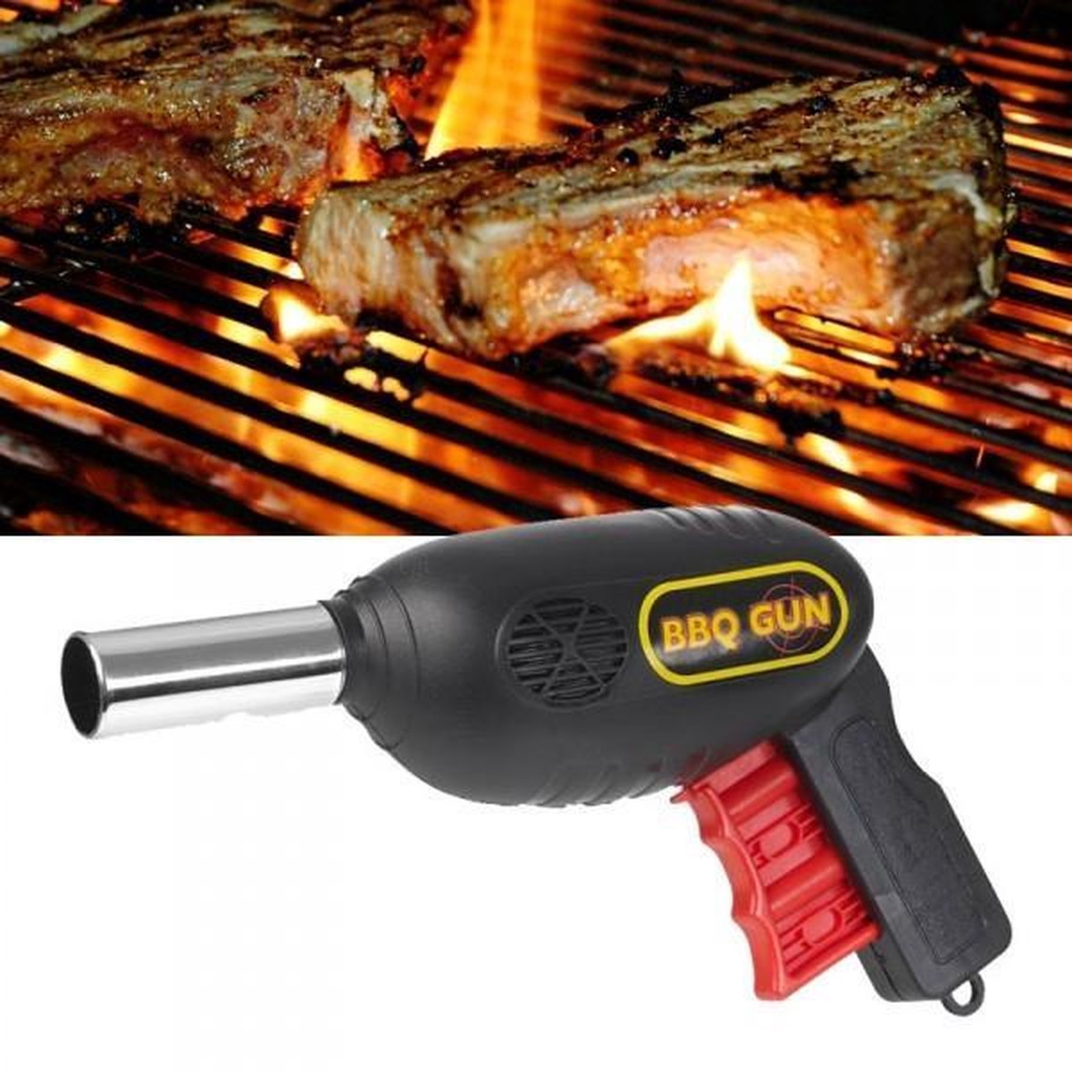 Suflanta manuala pentru gratar tip pistol
