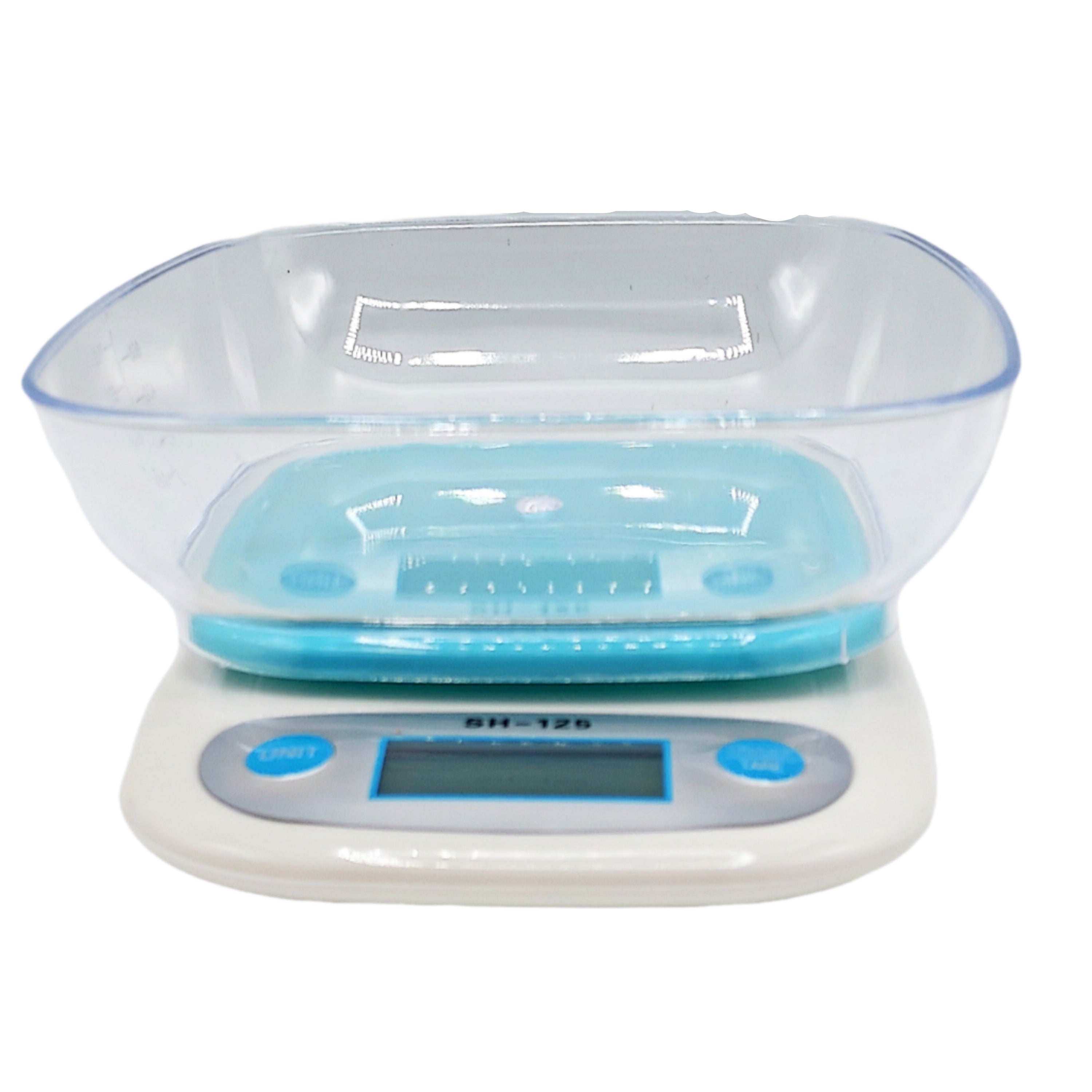 Cantar electronic de bucatarie, Pana la 5 kg, Afisaj LCD, Albastru