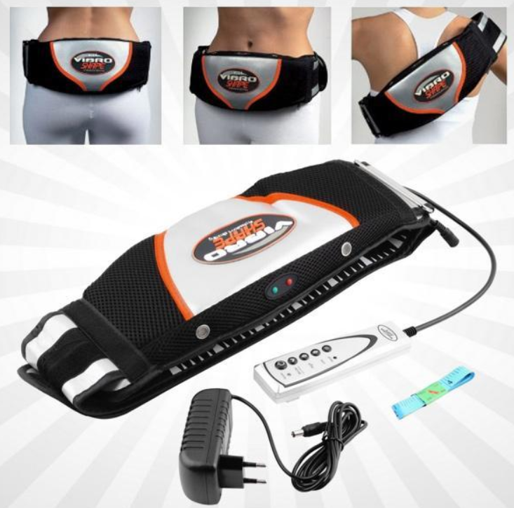 Centura de slabit Vibro Shape 2 in 1 cu efect de sauna si masaj