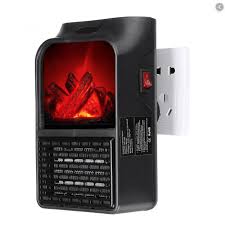 Aeroterma portabila Flame Heater 500 W cu 2 niveluri temperatura si display digital