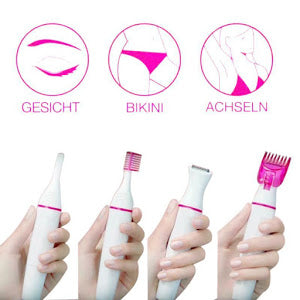 Trimmer pentru femei, pentru zone sensibile, elimina firele fara durere