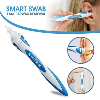 Dispozitiv de ingrijire a urechii, Smart Swab, cu 16 capete in forma de spirala