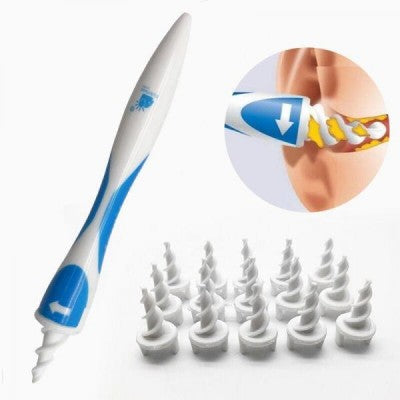 Dispozitiv de ingrijire a urechii, Smart Swab, cu 16 capete in forma de spirala