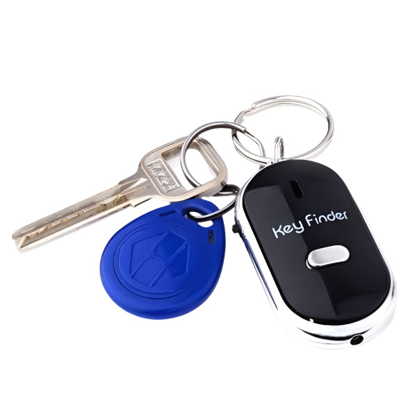Breloc localizator de chei prin fluierat
