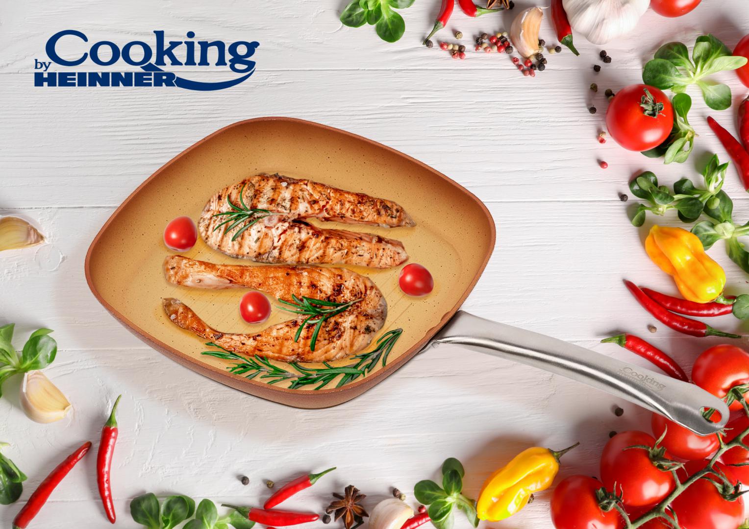 TIGAIE GRILL 28x4CM, CERAMICA , COOKING BY HEINNER