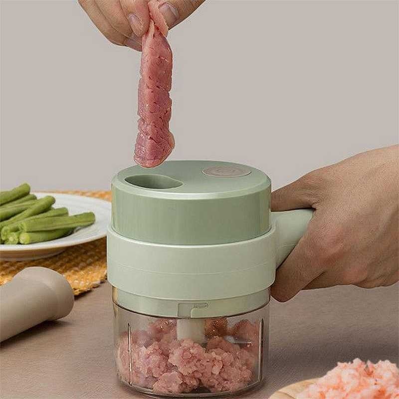 Tocator si maruntitor electric pentru alimente si legume 4 in 1