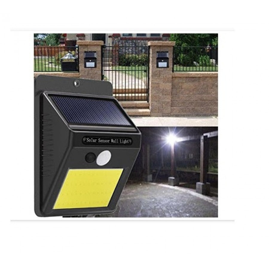 Set 2 x Lampa solara cu senzor de miscare si acumulator, 30 LED