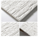 Tapet autoadeziv caramizi albe, 77 x 70 cm, spuma moale 3D