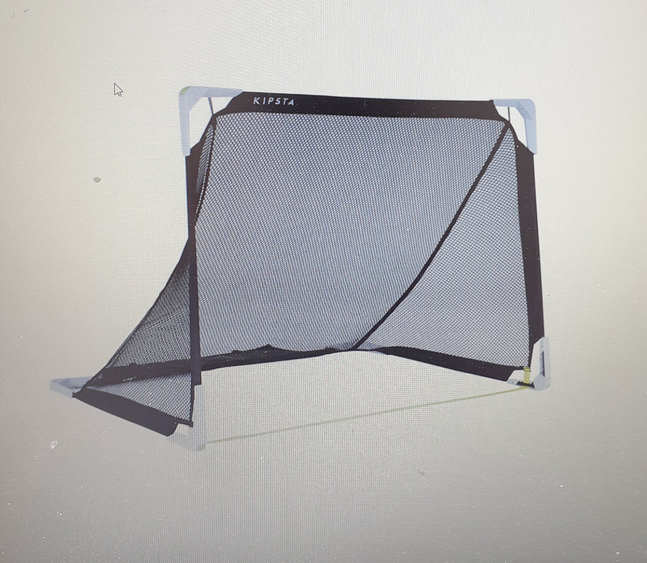 Poarta Fotbal Kage Negru-Gri, 95 x 70 cm