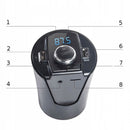 Transmitator auto ElektroStator BX6, Bluetooth, FM, 2 x USB, Negru