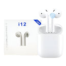 Casti Bluetooth Wireless i12 TWS Waterproof, Touch Control, 3D Sound