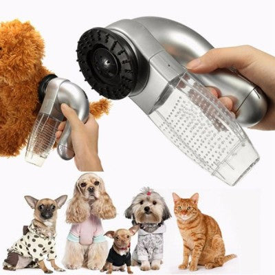 Aparat curatare blana animalelor, perie cu vacuum