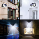 Set 8 Lampi solare 100 LED, cu senzor de miscare + Lanterna Cadou