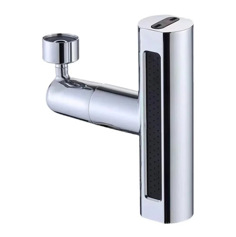 1+1 CADOU Extensie robinet 3 in 1, 360°, 3 moduri de functionare, cupru, argintiu