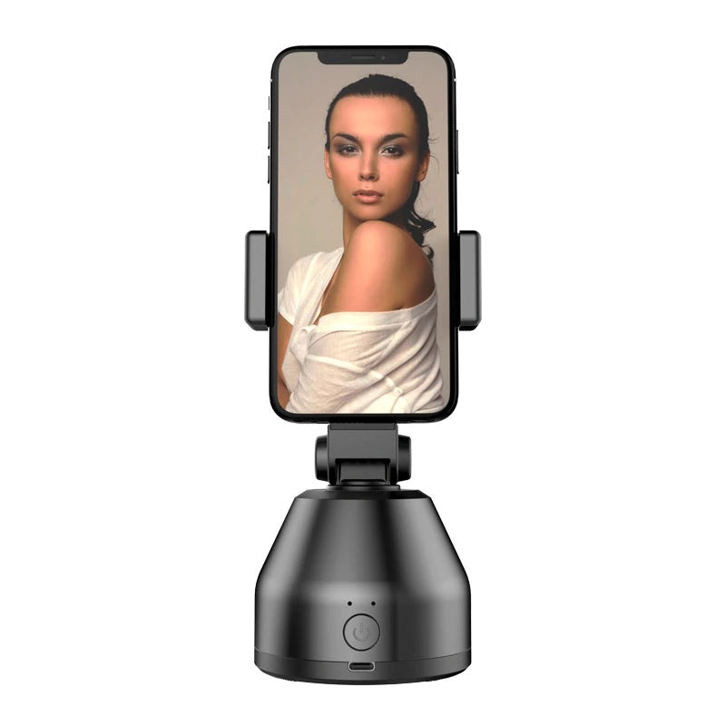 Suport cu sistem de stabilizare Gimbal Souing Genie 360° Intelligent Tracking Platform cu AI Smart Tracking si Face Recognition Negru