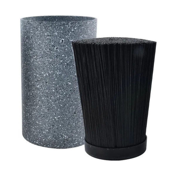 Suport cutite, Plastic, Gri