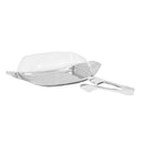 Untiera inox cu capac plastic si cleste